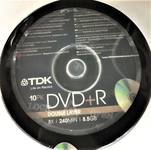 Диск TDK DVD+R 8.5Gb 16x cake 10 