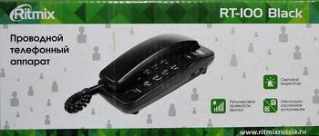 Проводной телефон Ritmix RT-100 black