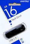 Флеш-накопитель USB  16GB  Smart Buy  Clue  чёрный