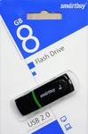 Флеш-накопитель 8Gb SmartBuy Paean, USB 2.0, чёрный