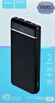 Аккумулятор внешний HOCO J59, Famous, 10000mAh, 2 USB выхода, дисплей, 2.0A, цвет: чёрный