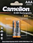 Аккумулятор AAA Camelion, R03-2BL, 800mAh