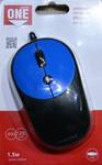 Мышь Smartbuy 382 черно-синяя, USB