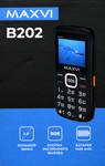 Мобильный телефон Maxvi B202 черный
