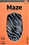 Мышь Perfeo MAZE, черная, Game Design, RGB подсветка, 4кн, USB