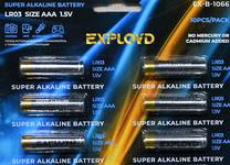 Батарейка AAA Exployd LR03-10BL Super Alkaline, 1.5B