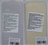 Стекло защитное Noname для APPLE iPhone 13/13 Pro, глянцевое, полный клей, цвет: чёрный,