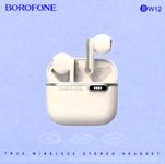 Наушники внутриканальные Borofone BW12, Leisure, Bluetooth, TWS, цвет: белый