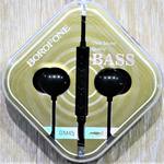 Проводные наушники с микрофоном внутриканальные Borofone BM45 Sound wave, 3.5 Jack (black)