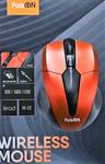 Мышь беспроводная FaisON, M-22, Lead, цвет: красный