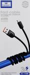Кабель USB - микро USB Earldom EC-136M, 1.0м, 3,0А, QC3.0, цвет: чёрный