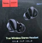 Наушники внутриканальные HOCO EW17, Amusement,bluetooth 5.3, индикатор, цвет: чёрный