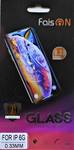 Стекло защитное Faison для APPLE iPhone 6/6S (4.7), 0.33 мм, глянцевое