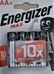Батарейка AA Energizer LR06-4BL MAX+Power Seal