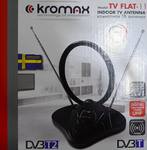 Комнатная ТВ антенна Kromax TV FLAT-11 black