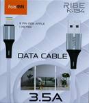 Кабель USB - 8 pin FaisON K-134 Ribe, 1.0м, 3,5А, цвет: белый