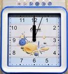 Часы-будильник Perfeo «Quartz» TC-010 15х15 см, AAx1, с подвесом, ракушка