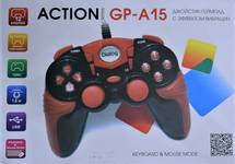 Геймпад Dialog Action GP-A15 (black/red)