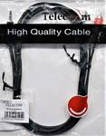 Кабель соединительный TELECOM 3.5 Jack (M) / 2xRCA (M), стерео, аудио, 2 м.