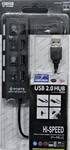 Хаб USB - HUB01 4USB (black)