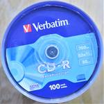 Диск Verbatim CD-R 700Mb DL 