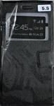 Универсальный чехол-книжка - 5.5 (black)