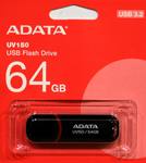 Флеш-накопитель USB 3.0  64GB  A-Data  UV150  чёрный