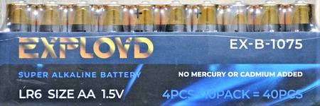 Батарейка AA Exployd LR6-12BL Super Alkaline, 1.5B