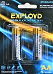 Батарейка AA Exployd LR6-2BL Super Alkaline, 1.5B