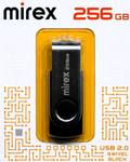 Флеш-накопитель 256Gb Mirex SWIVEL, USB 2.0, пластик, черный